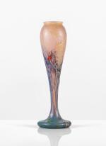 Orchidée et Libellule vase, circa 1900