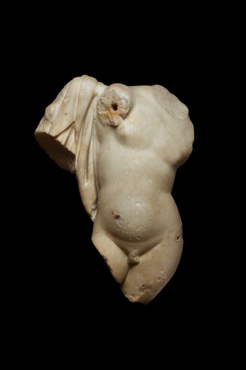 View full screen - View 1 of Lot 166. A Roman Marble Torso of a Boy or Eros, circa 2nd Century A.D..