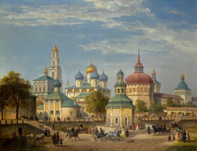 View full screen - View 1 of Lot 31. JOSEPH ANDREAS WEISS | THE TRINITY LAVRA OF ST SERGIUS AT SERGIEV POSAD.