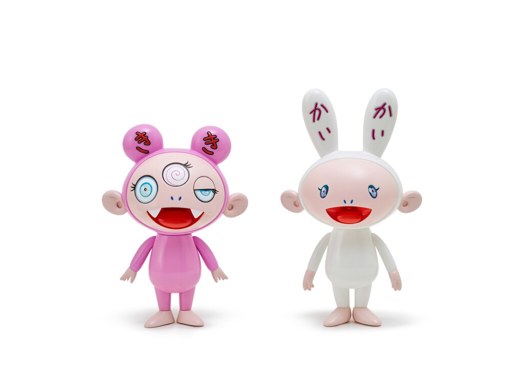 View full screen - View 1 of Lot 1137. TAKASHI MURAKAMI 村上隆 | KAIKAI & KIKI (BLUE EYES: TONARI NO ZINGARO EDITION) (SET OF TWO) KAIKAI & KIKI (藍眼:TONARI NO ZINGARO 版)(一組兩件).