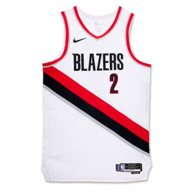 View full screen - View 1 of Lot 146. Deandre Ayton Portland Trail Blazers 2023-2024 Kia NBA Tip-Off Game Issued Association Edition Jersey | Matched to 2 Preseason Games.