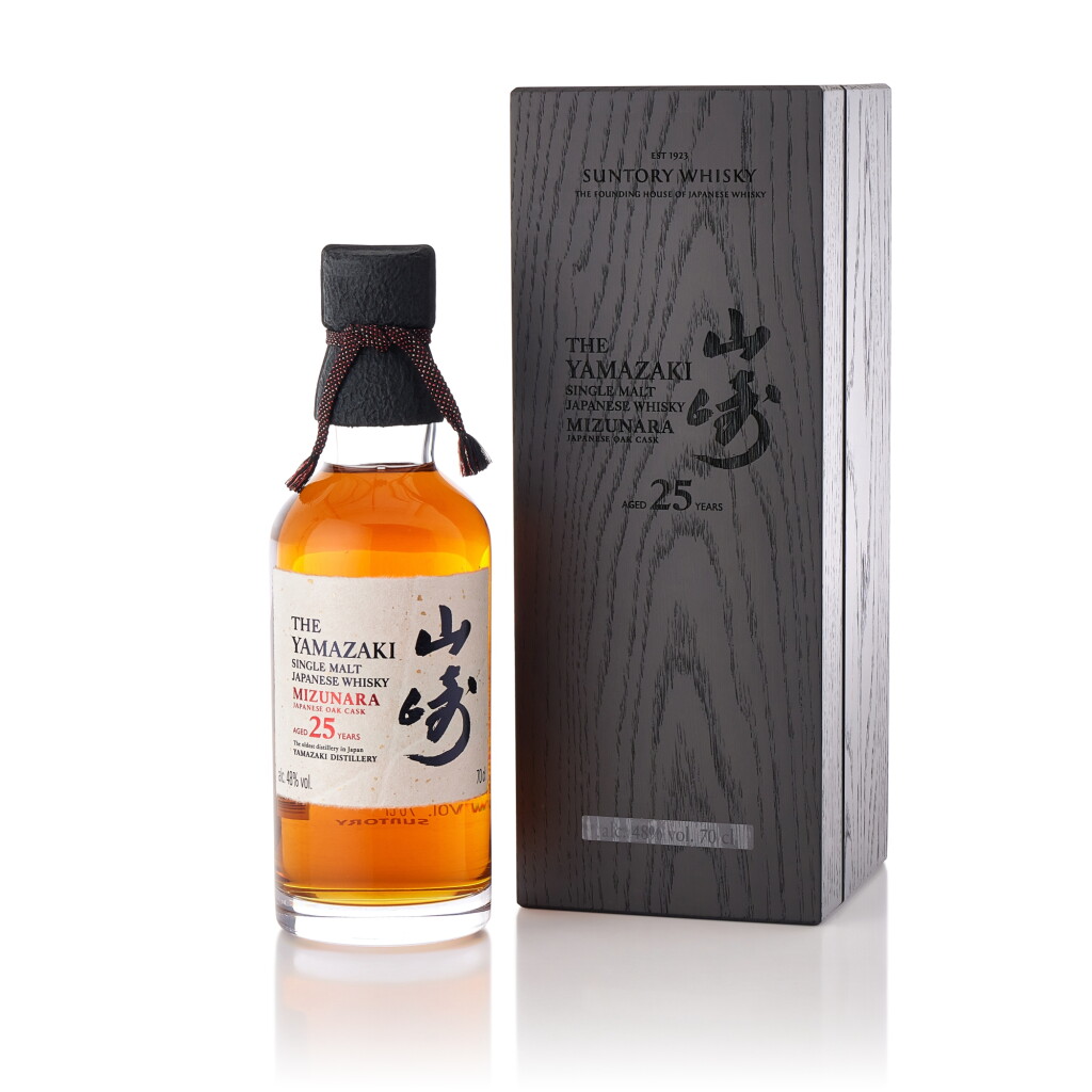View full screen - View 1 of Lot 9325. 山崎 The Yamazaki 25 Year Old Mizunara Cask 2025 Release 48.0 abv NV (1 BT70).