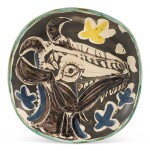 PABLO PICASSO | TÊTE DE CHÈVRE DE PROFIL (A. R. 151)