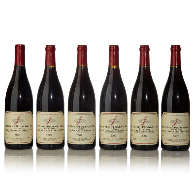 View full screen - View 1 of Lot 208. Vosne Romanée, Les Beaumonts 2002 Jean Grivot (12 BT).