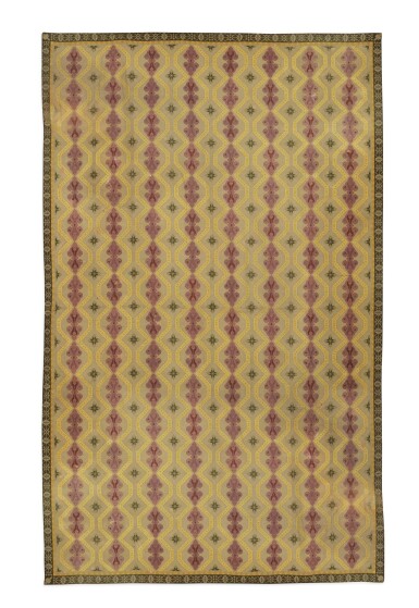 View full screen - View 1 of Lot 25. LARGE CARPET, PORTUGUESE WORK | GRAND TAPIS AU POINT, TRAVAIL PORTUGAIS.