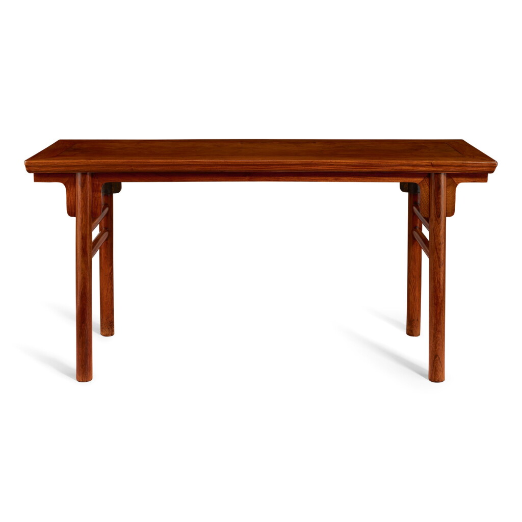 View full screen - View 1 of Lot 64. A HUANGHUALI PAINTING TABLE, JIATOUSUN HUA'AN LATE MING – EARLY QING DYNASTY | 明末至清初 黃花梨夾頭榫畫案.