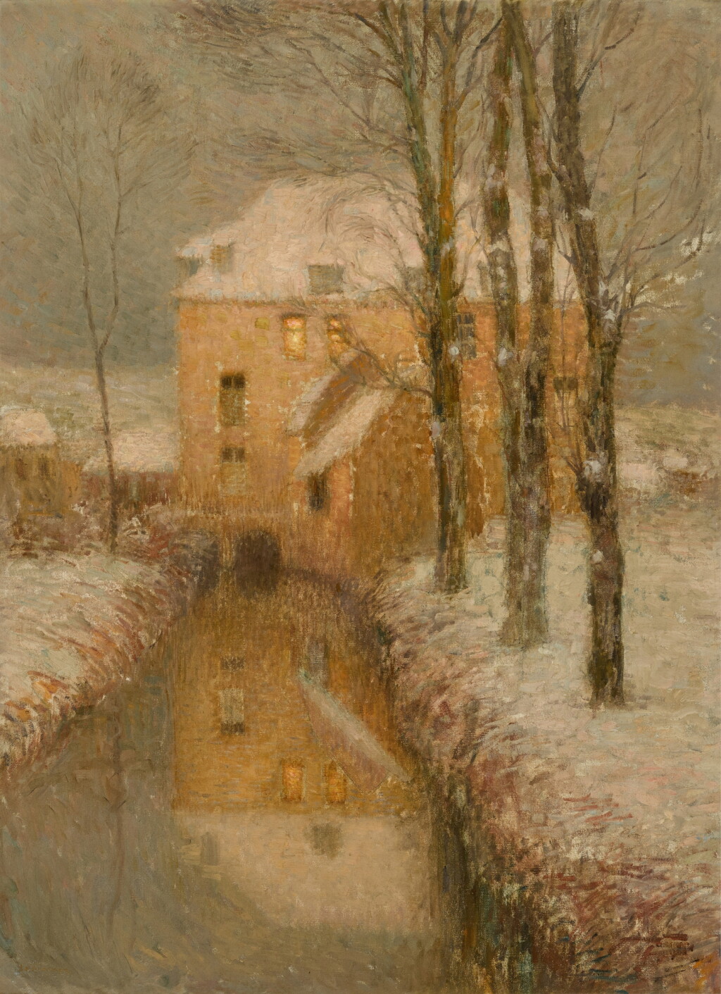 View full screen - View 1 of Lot 16. Le Canal, neige.