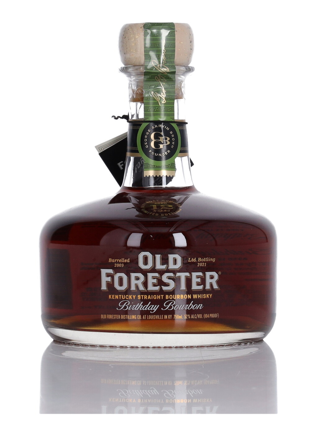 View full screen - View 1 of Lot 231. Old Forester 12 Year Old Birthday Bourbon 2021 Release 104 Proof 2009 (1 Bottle 75cl).