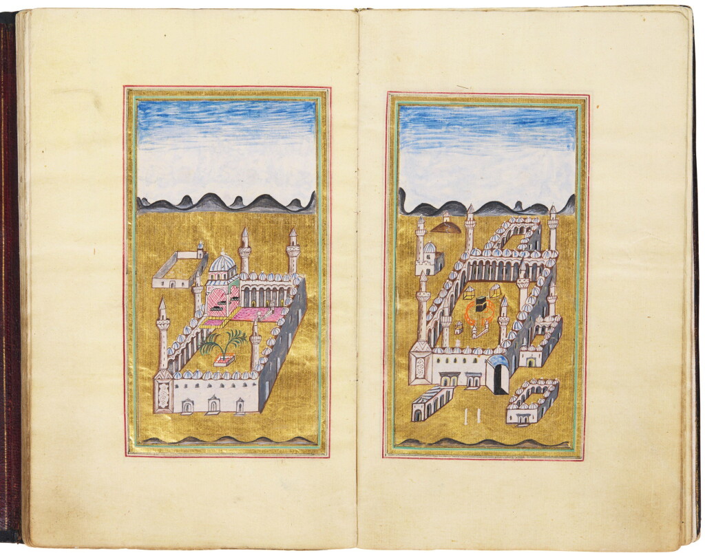 View full screen - View 1 of Lot 36. AN ILLUMINATED COLLECTION OF PRAYERS, INCLUDING DALA’IL AL-KHAYRAT, COPIED BY OSMAN FROM TUFAT, TURKEY, OTTOMAN, DATED 1161 AH/1748-49 AD.