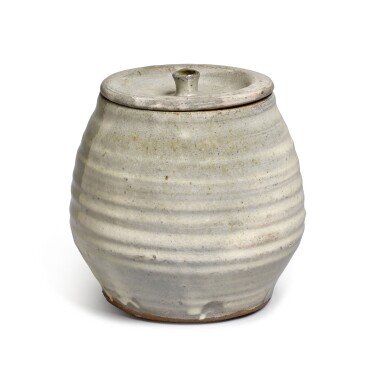 View full screen - View 1 of Lot 165. White Lidded Jar.