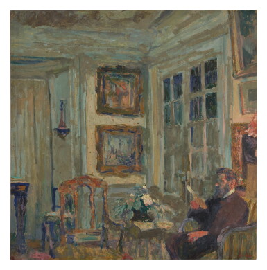 View full screen - View 1 of Lot 322. Arthur Fontaine lisant — I.