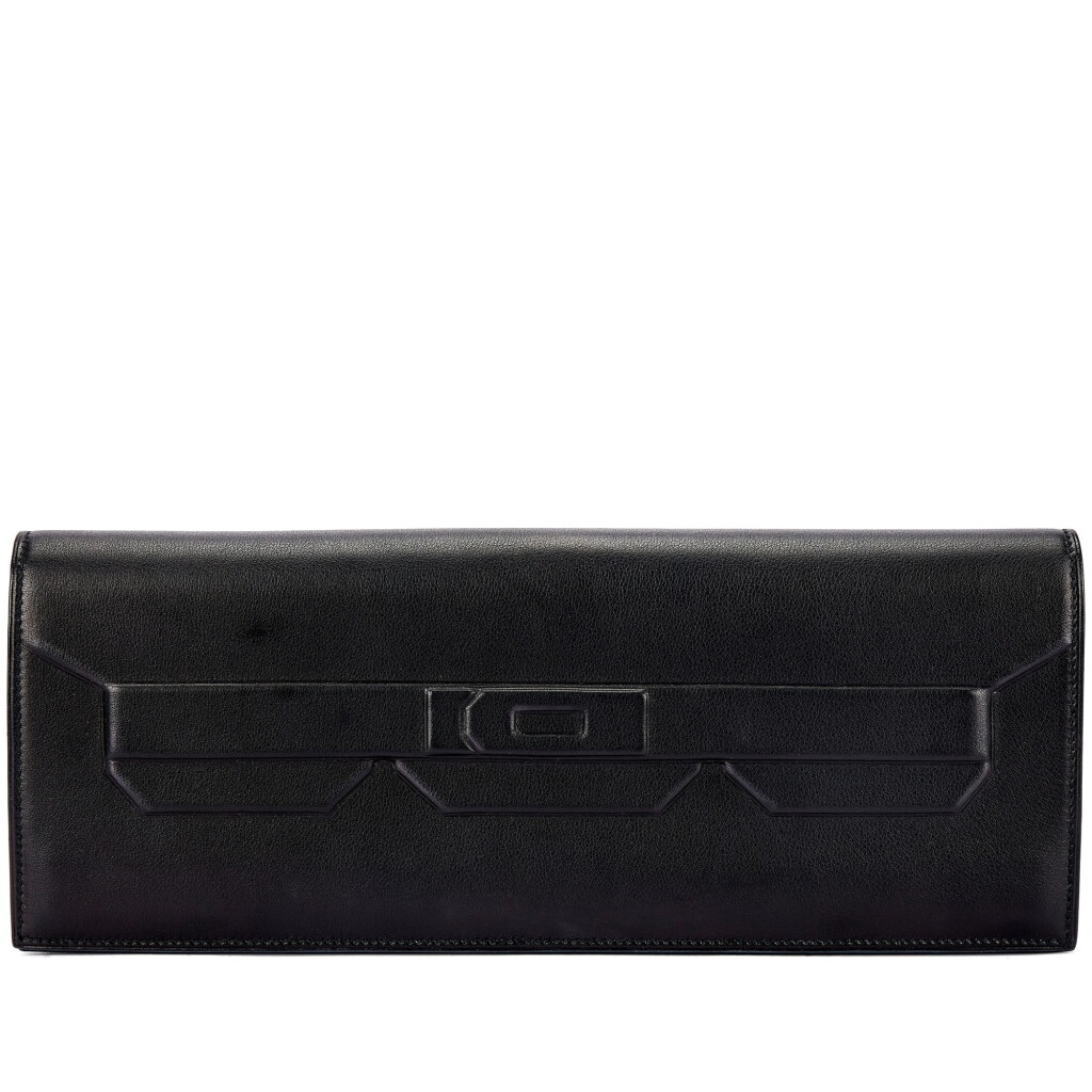 View full screen - View 1 of Lot 1535. Limited Edition Black Evercalf Shadow Birkin Cut, 2009.