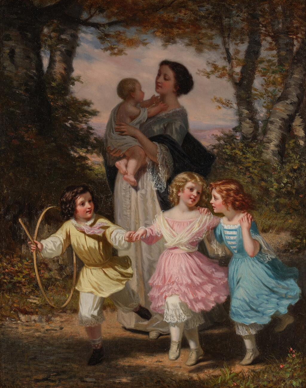View full screen - View 1 of Lot 867. Mother and Children.