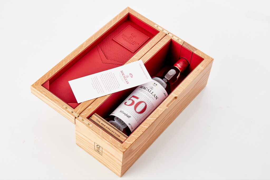View full screen - View 1 of Lot 7803. The Macallan The Red Collection 50 Year Old 45.1 abv NV (1 BT70).