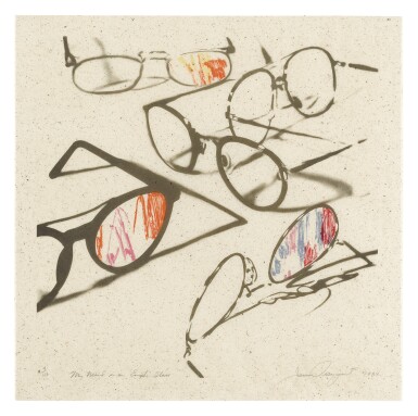 View full screen - View 1 of Lot 142. JAMES ROSENQUIST | MY MIND IS AN EMPTY GLASS.