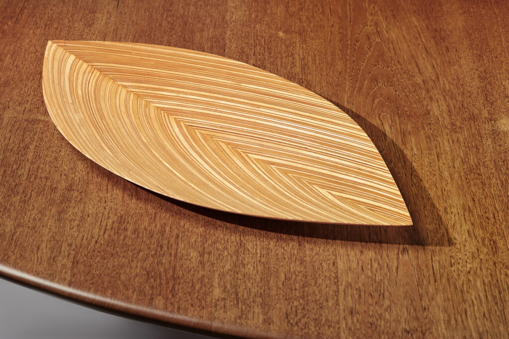 View full screen - View 1 of Lot 70. "Leaf" Plate.