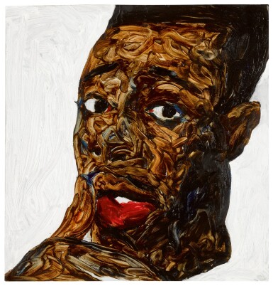 View full screen - View 1 of Lot 806. AMOAKO BOAFO | UNTITLED (PORTRAIT OF A YOUNG MAN).