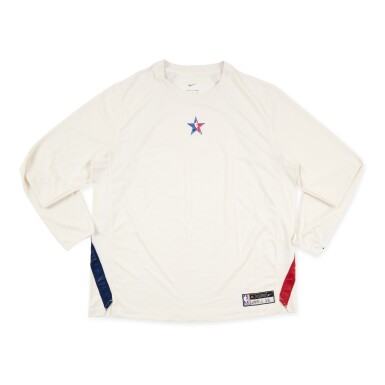 View full screen - View 1 of Lot 7. LeBron James Game Worn ‘NBA All-Star Game’ Shooting Shirt | Record Breaking 20th NBA All-Star Appearance.