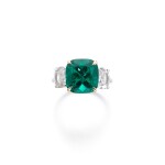 Fine emerald and diamond ring | 祖母綠配鑽石戒指