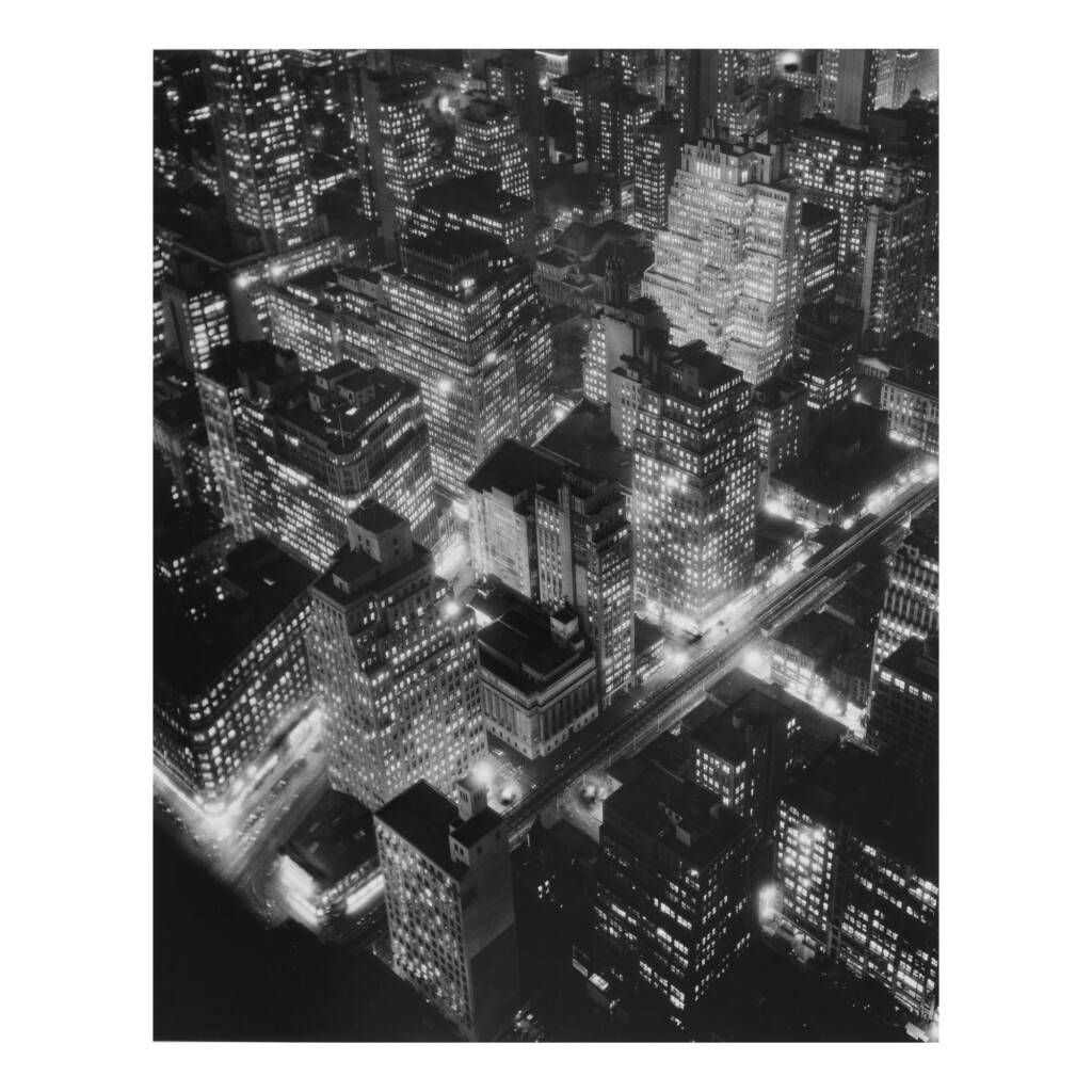 View full screen - View 1 of Lot 185. BERENICE ABBOTT | NEW YORK AT NIGHT.