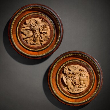 View full screen - View 1 of Lot 264. A pair of medallions.