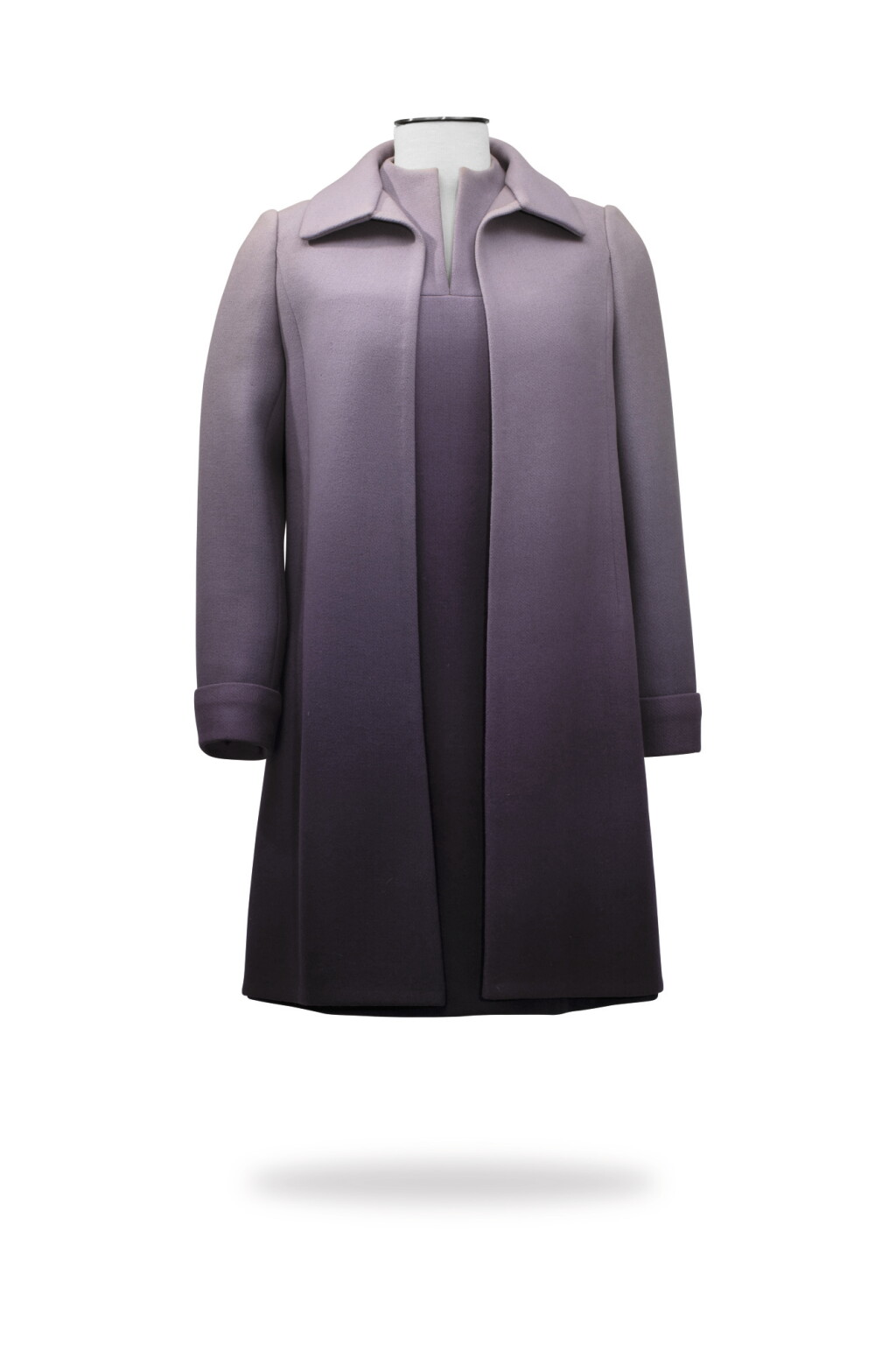 View full screen - View 1 of Lot 30. Roberto Capucci, Haute Couture, circa 1969, Wool coat with matching dress | Manteau et robe en lainage.
