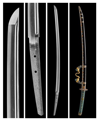 View full screen - View 1 of Lot 28. A Tachi | Signed Zen Hakushu Nobutaka nyudo | Edo period, dated Kanbun jusannen (1673).