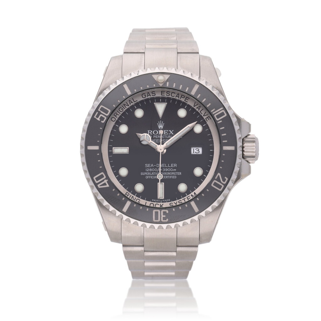 View full screen - View 1 of Lot 242. Reference 116660 Deepsea Sea-Dweller | A stainless steel wristwatch with date, Circa 2007.