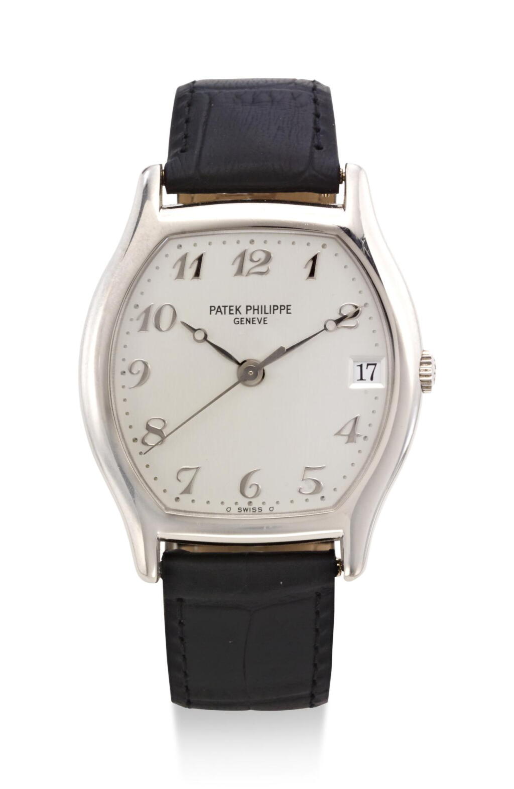 View full screen - View 1 of Lot 8106. PATEK PHILIPPE | REF 5030, A WHITE GOLD WRISTWATCH WITH DATE, MADE IN 1995.