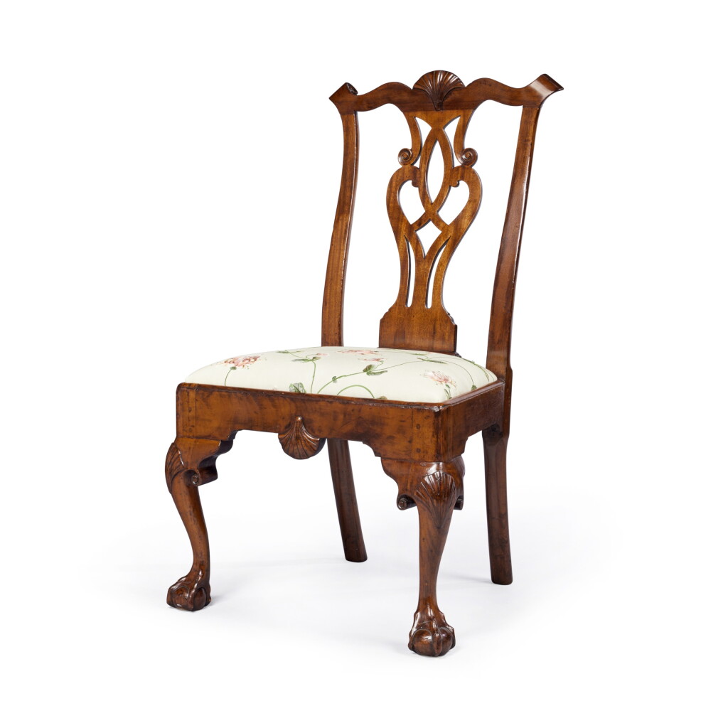 View full screen - View 1 of Lot 141. A Chippendale Shell-Carved Side Chair, Philadelphia, Pennsylvania, circa 1770.
