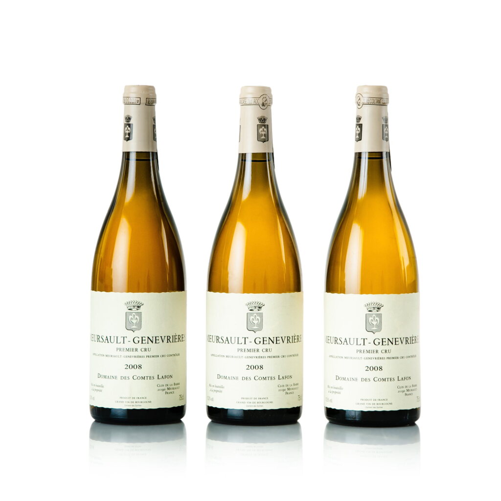 View full screen - View 1 of Lot 169. Meursault, Genevrières 2008 Domaine des Comtes Lafon (3 BT).