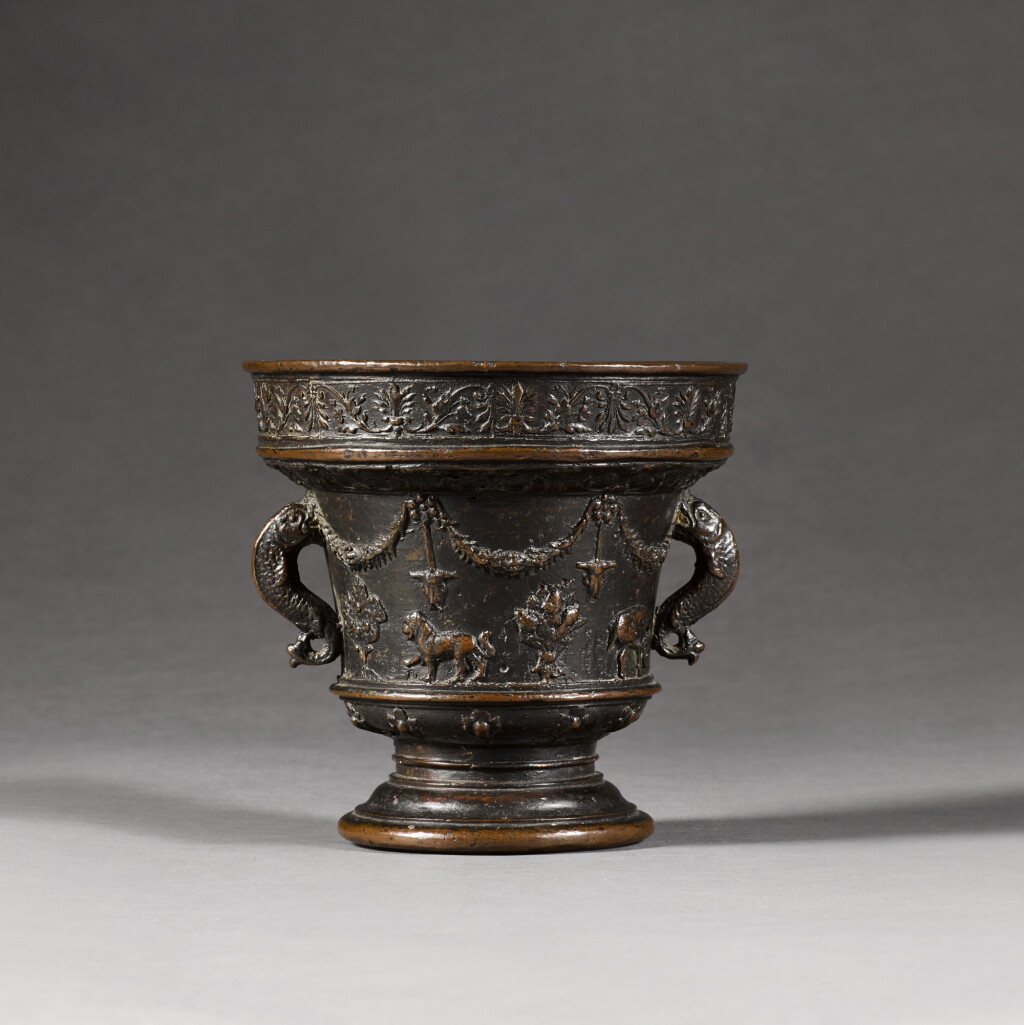 View full screen - View 1 of Lot 134. ATTRIBUTED TO THE ALBERGHETTI FOUNDRY | MORTAR.