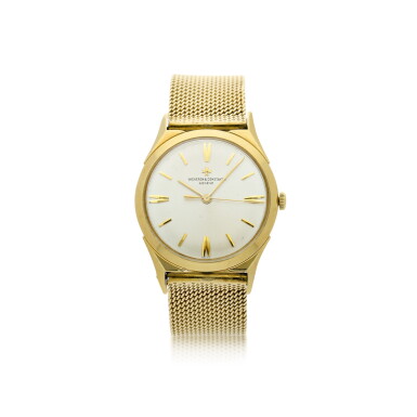 全萤幕检视 - 查看91VACHERON CONSTANTIN | REFERENCE 6069 A YELLOW GOLD WRISTWATCH WITH BRACELET, CIRCA 1980的1