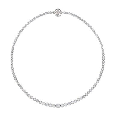 View full screen - View 1 of Lot 264. Diamond Necklace.