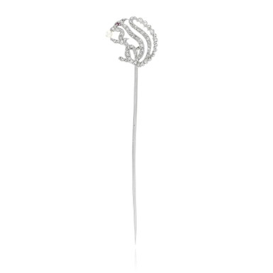 View full screen - View 1 of Lot 142. CARTIER | DIAMOND STICK PIN .