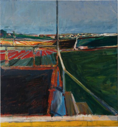 View full screen - View 1 of Lot 113. RICHARD DIEBENKORN | VIEW FROM A PORCH .