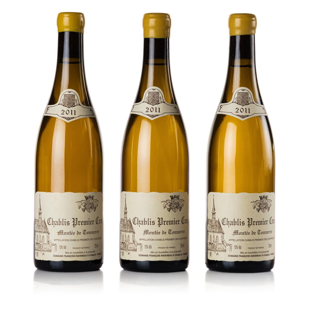View full screen - View 1 of Lot 325. Chablis, Montée de Tonnerre 2011 Domaine Raveneau (3 BT).