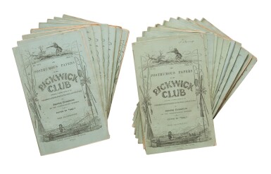 View full screen - View 1 of Lot 1111. Dickens, Charles | Pickwick, in the original monthly parts.