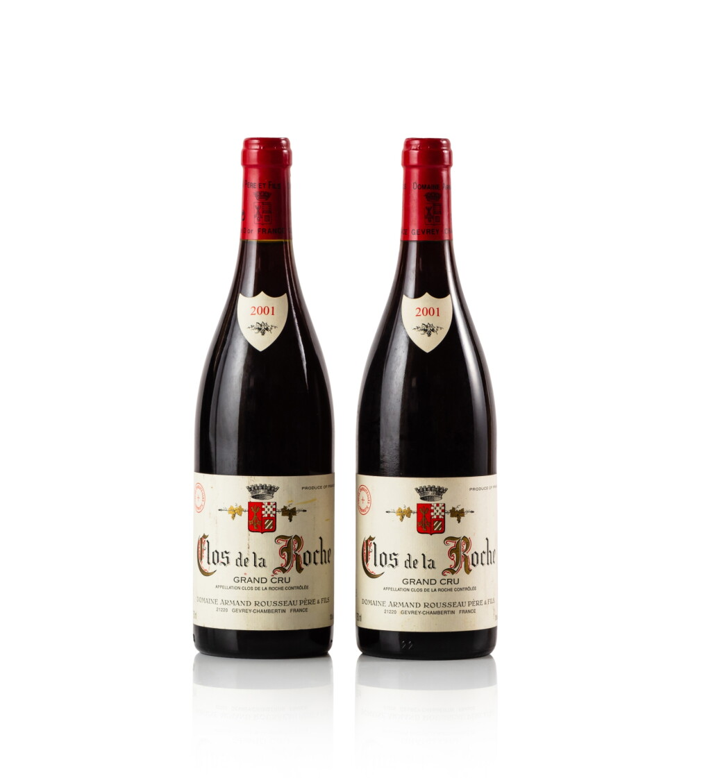 View full screen - View 1 of Lot 629. Clos de la Roche 2001 Domaine Armand Rousseau (2 BT).