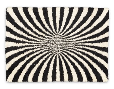 View full screen - View 1 of Lot 176. Tapis Sunrise, le modèle créé en 1965.