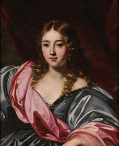 View full screen - View 1 of Lot 568. Portrait of a lady as an Allegory of Fortitude.