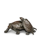 A Bronze Okimono, Japan, Late 19th Century