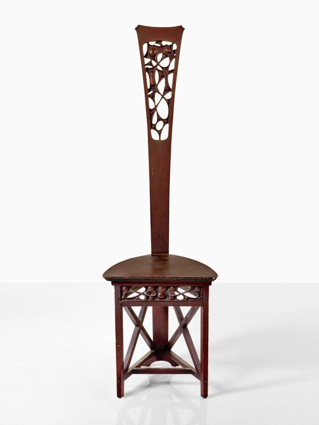 View full screen - View 1 of Lot 38. CHARLES ROHLFS AND ANNA KATHARINE GREEN | AN IMPORTANT AND RARE DESK CHAIR.