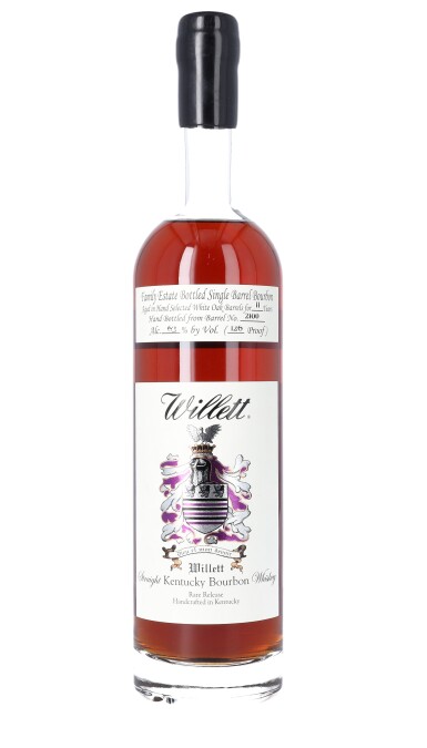 View full screen - View 1 of Lot 130. Willett Family Estate Single Barrel Bourbon 11 Year Old 126 proof NV (1 BT75).