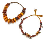 TWO SETS OF AMBER PRAYER BEADS | 蜜蠟念珠一組兩件