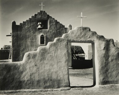 View full screen - View 1 of Lot 1035. Taos Pueblo, Church.