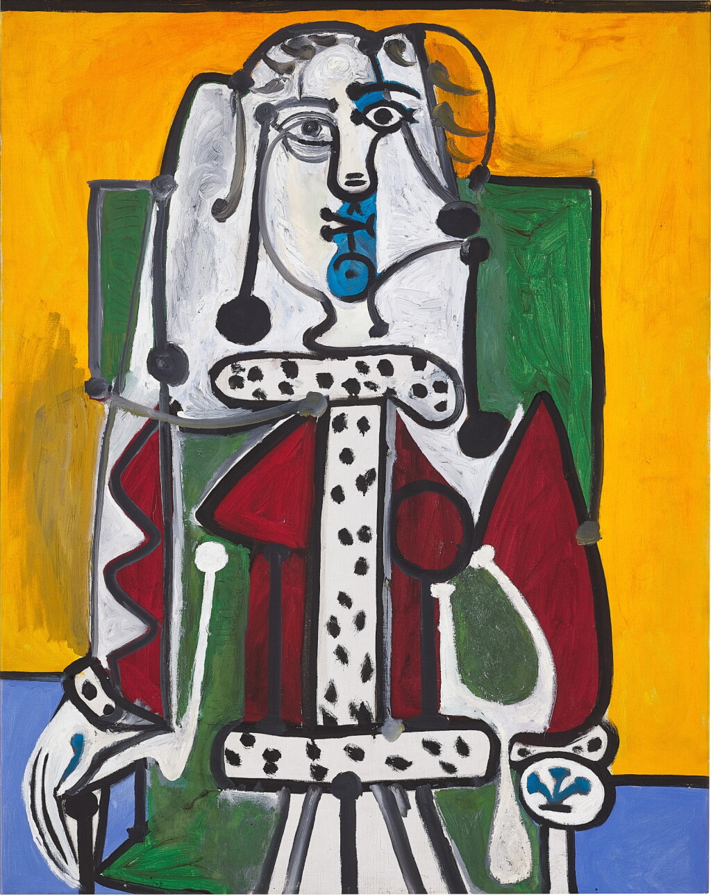 View full screen - View 1 of Lot 1032. Pablo Picasso 巴布羅・畢加索 | Femme dans un fauteuil 坐椅女子.