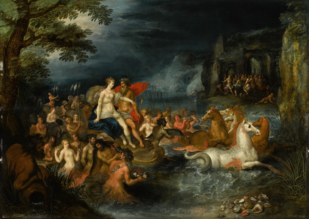 View full screen - View 1 of Lot 8. Neptune and Amphitrite |《涅普頓與安菲特里忒》.