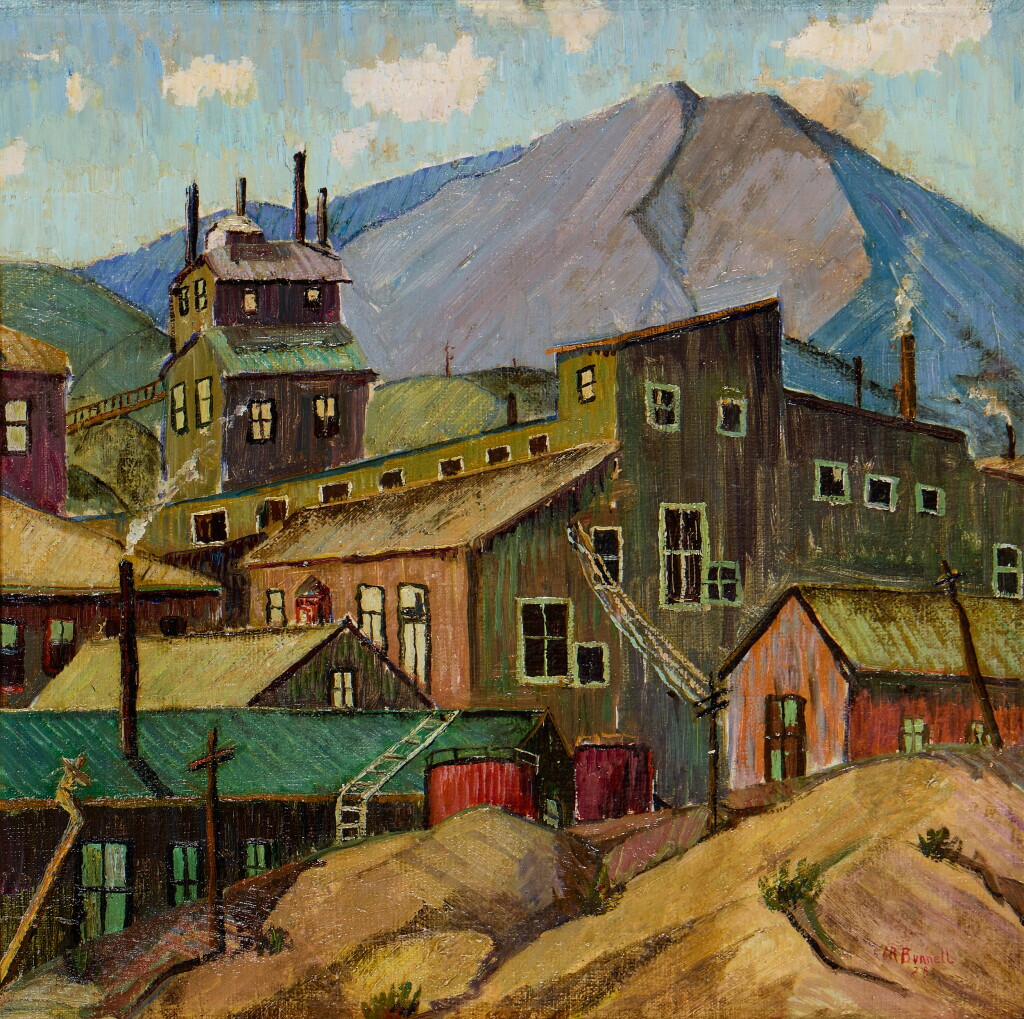 View full screen - View 1 of Lot 351. Untitled (Mining Town).