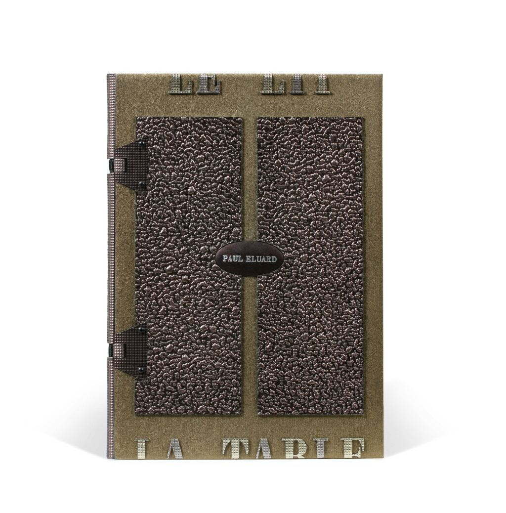 View full screen - View 1 of Lot 126. Le lit la table. 1944. Exemplaire de Tristan Tzara, relié par Jean de Gonet..